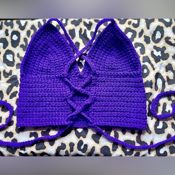 Crocheted Halter Top - Picture 2 of 2